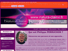 Tablet Screenshot of natura-clairvi.fr